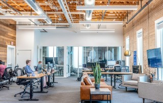 Team reviewing connected business workflows and software systems