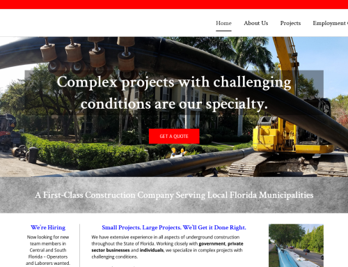 AMICI Engineering Contractors: Engineering Contractor Website Design