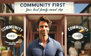 A local community business owner thinking about his digital marketing strategy in Palm Beach, Florida